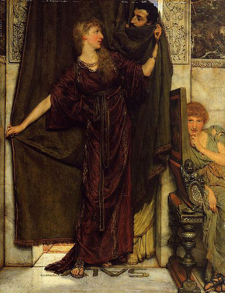 Not at Home Sir Lawrence Alma-Tadema - 1879 Walters Art Museum